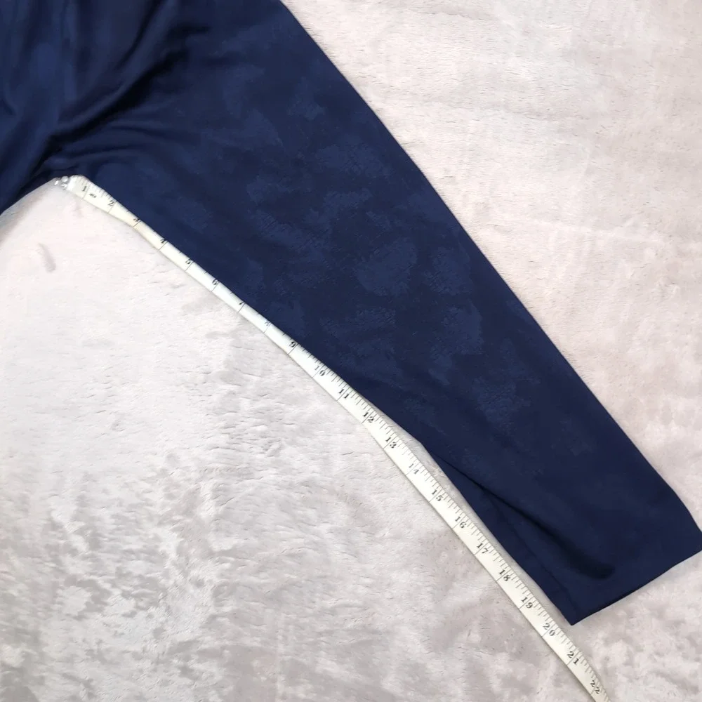 Peter Millar Verge Windowpane‎ 1/4-Zip Pullover Mens XL Navy Blue Golf Athletic